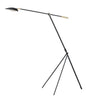Maxim Scan LED Floor Lamp In Black & Satin Brass