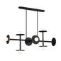  Nodes 8-Light Billiard/Island In Midnight Black