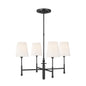  Capri 4-Light Single Tier Chandelier In Aged Iron