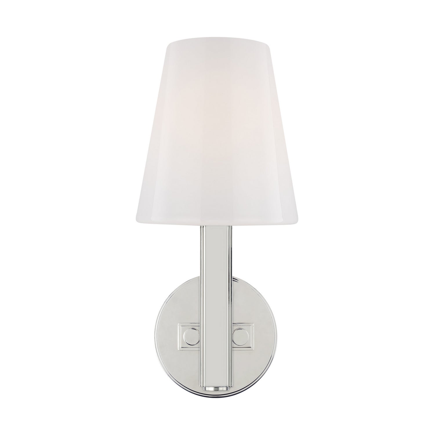  Logan 1-Light Wall Sconce In Polished Nickel