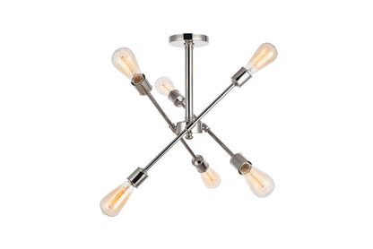  Axel 6-Light Flush Mount