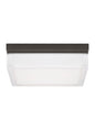  Boxie Large Flush Mount In Antique Bronze