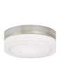  Cirque Small Flush Mount In Satin Nickel