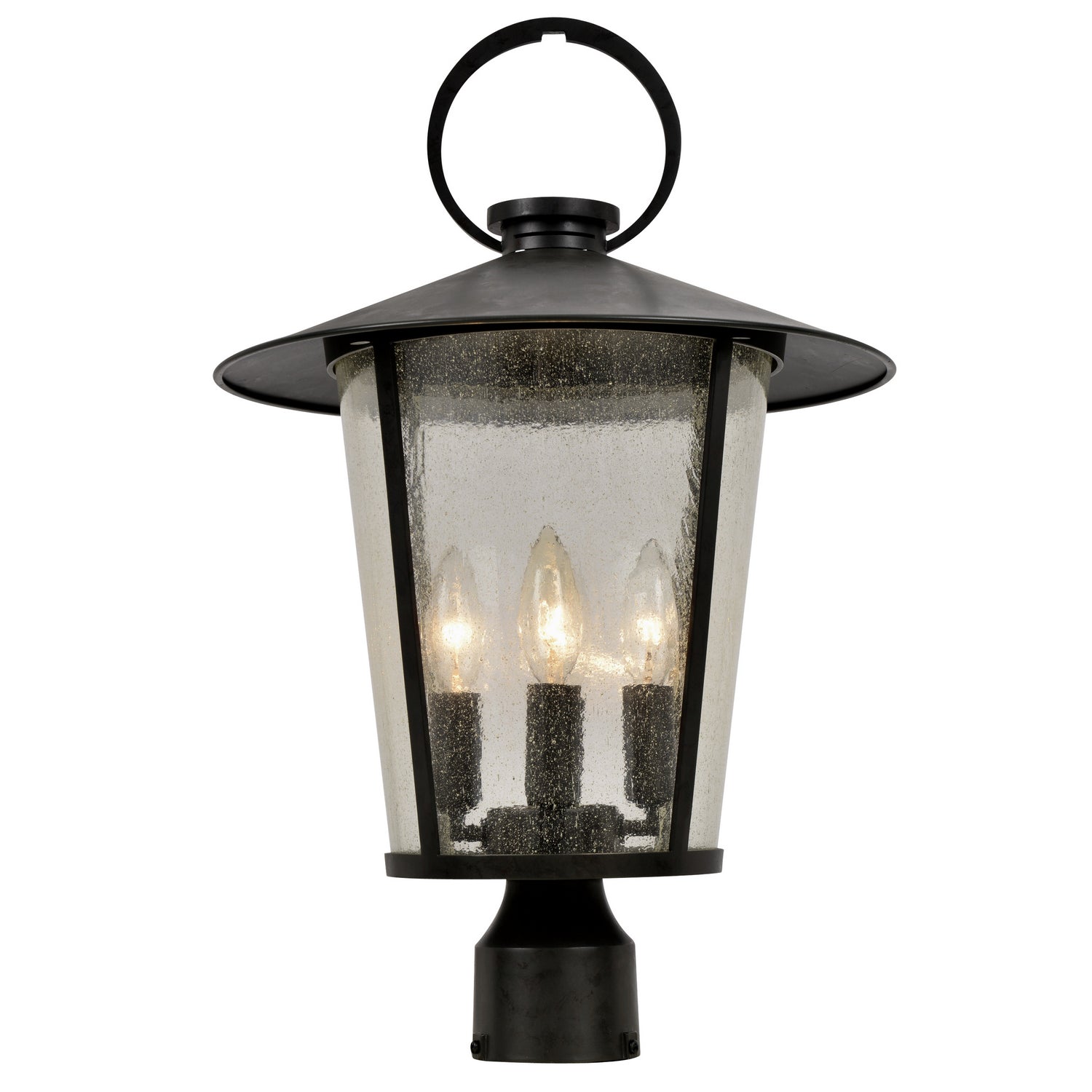  Andover 4-Light Post Mount In Matte Black