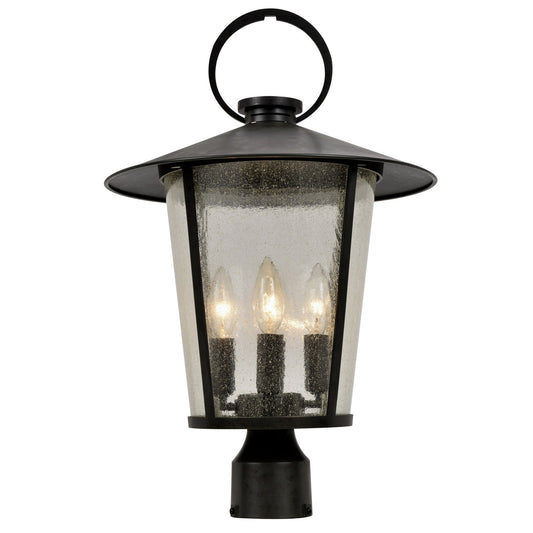  Andover 4-Light Post Mount In Matte Black