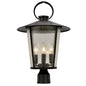  Andover 4-Light Post Mount In Matte Black