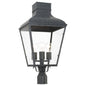  Dumont 3-Light Post Mount In Graphite