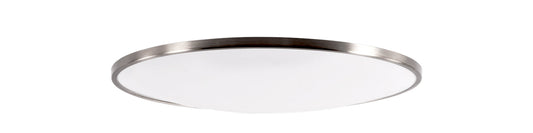  Puck LED Flush Mount In Brushed Nickel