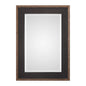  Uttermost's Staveley Rustic Black Mirror Designed By David Frisch