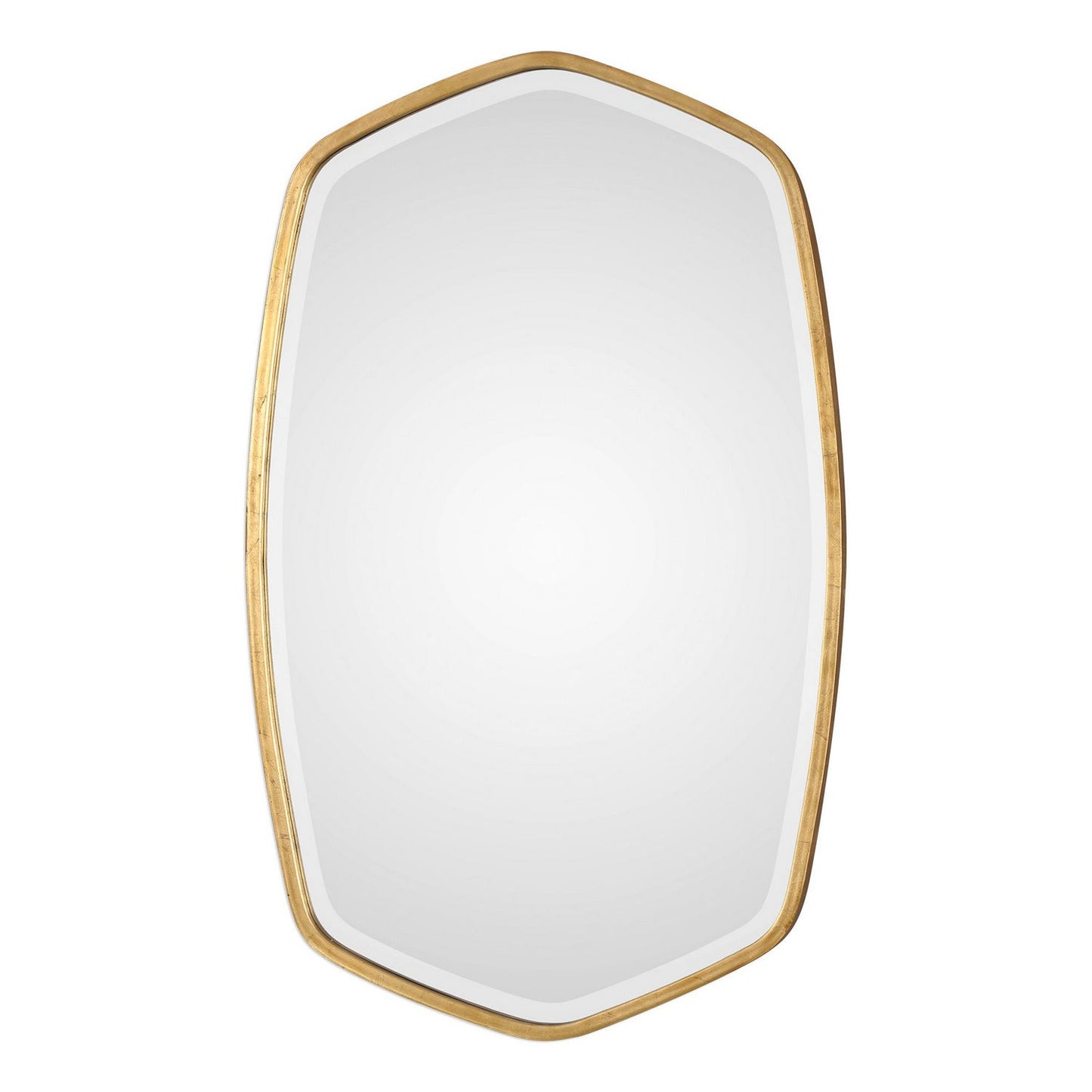 Uttermost's Duronia Antiqued Gold Mirror Designed By David Frisch