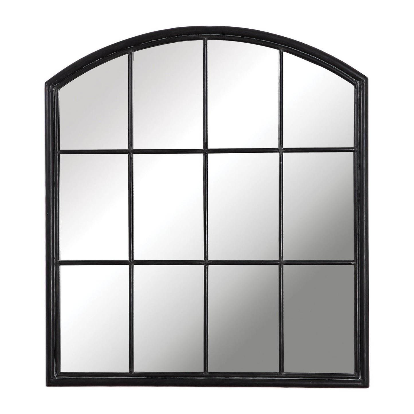  Uttermost's Lyda Aged Black Arch Mirror
