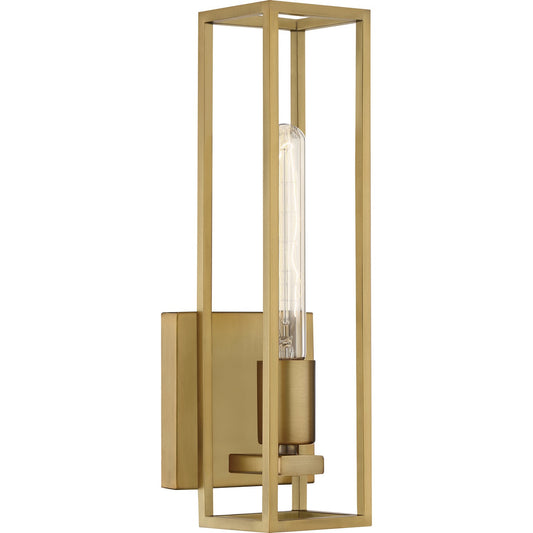  Leighton 1-Light Wall Sconce In Weathered Brass