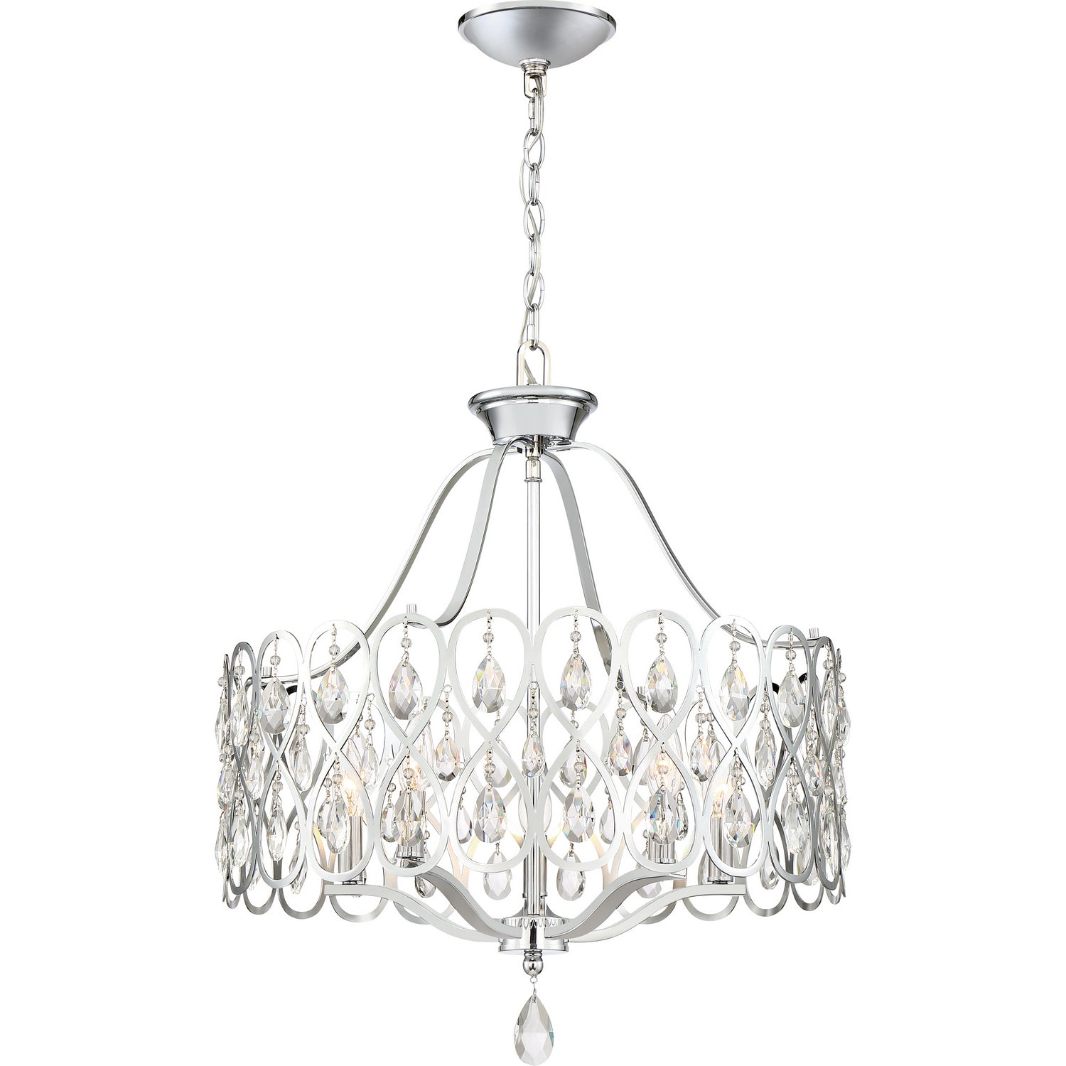  Lulu 5-Light Chandelier In Polished Chrome