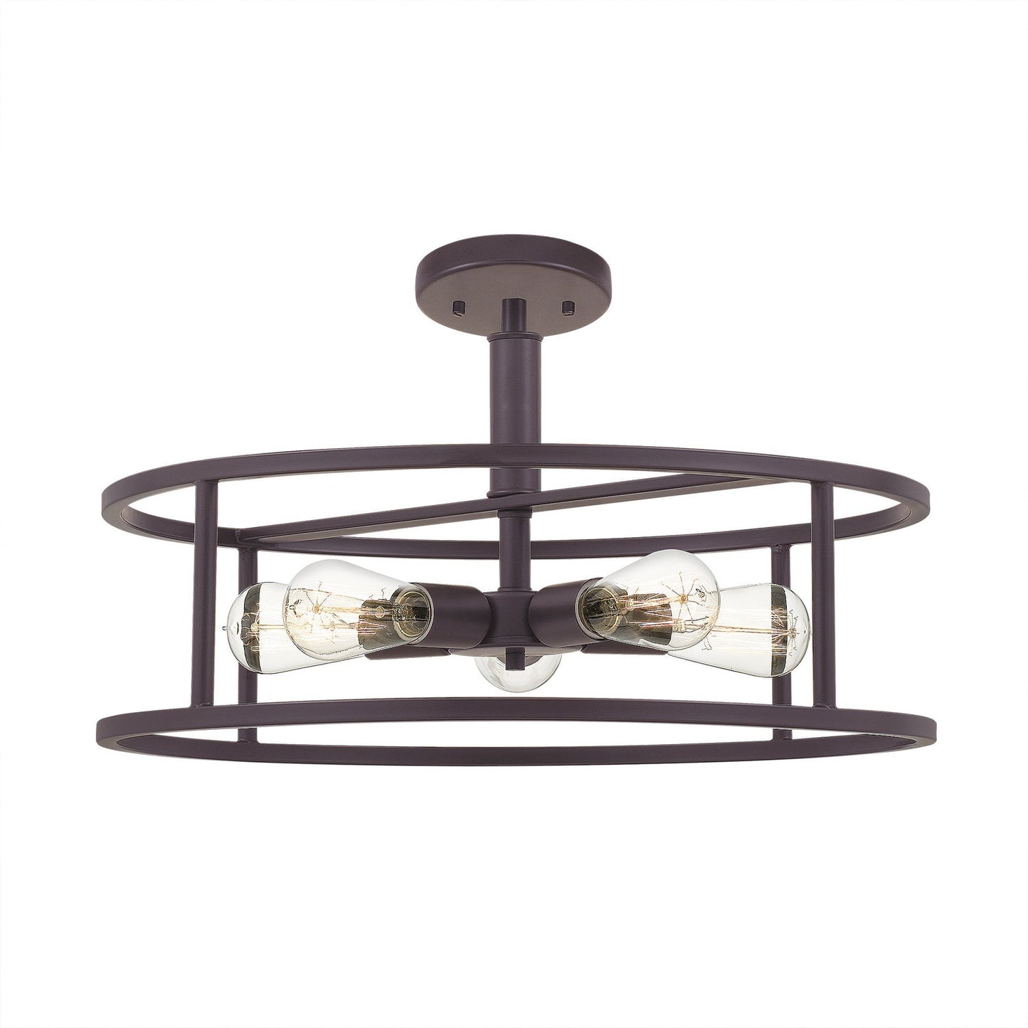  New Harbor 5-Light Semi-Flush Mount