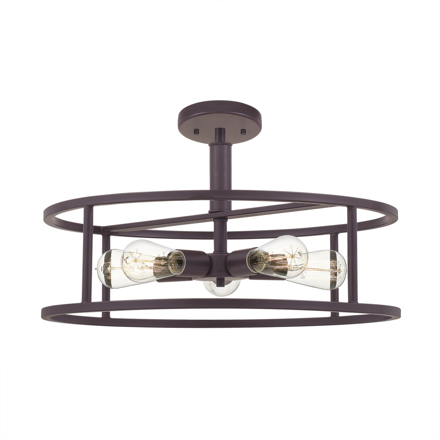  New Harbor 5-Light Semi-Flush Mount