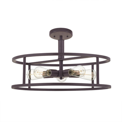  New Harbor 5-Light Semi-Flush Mount