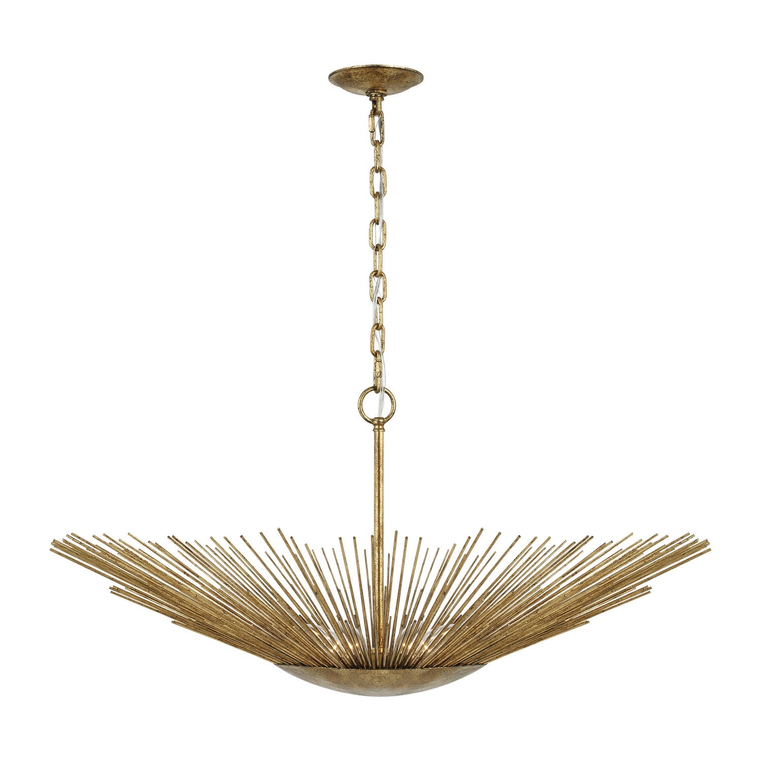  Helios 4-Light Pendant In Antique Gild