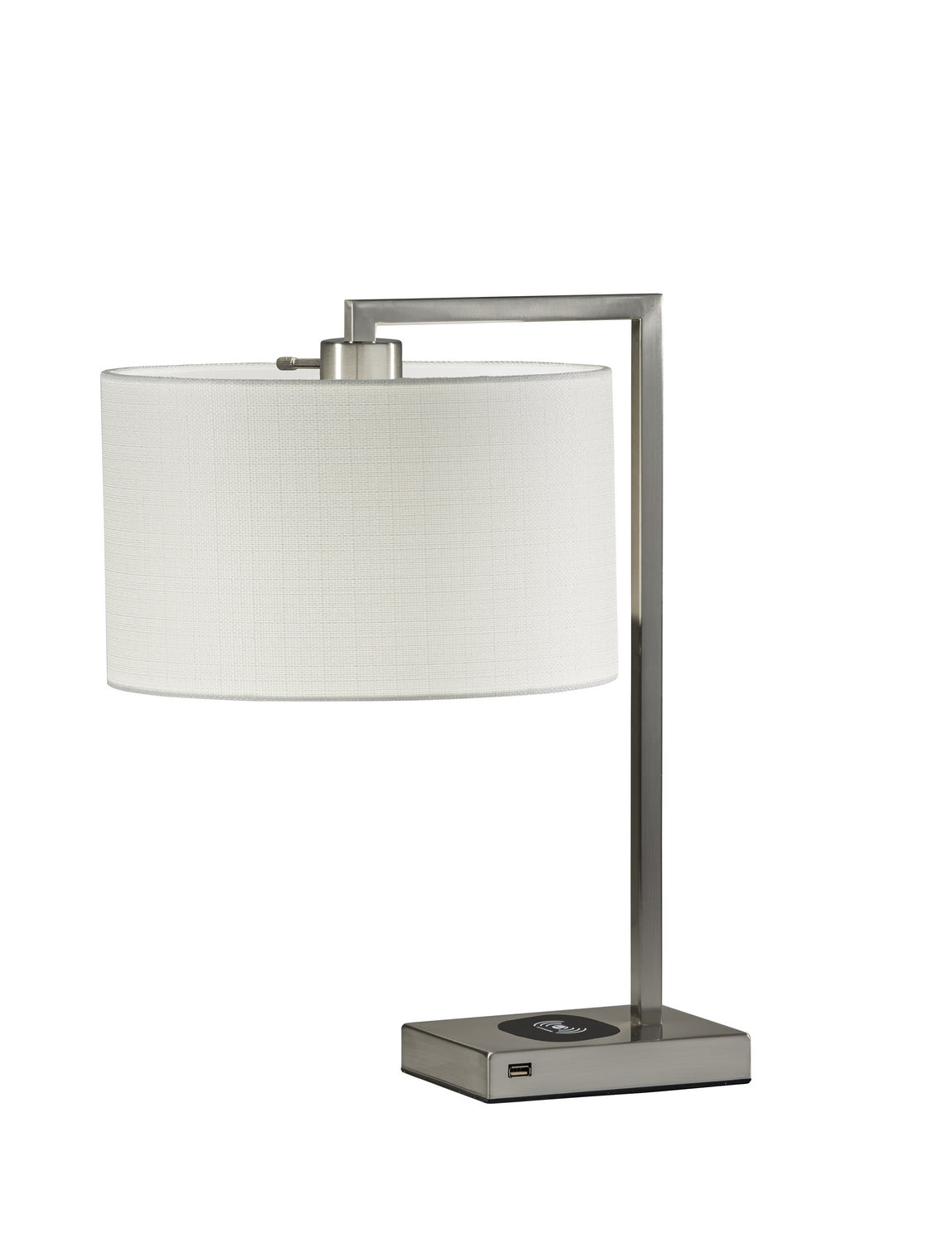  Austin Table Lamp In Brushed Steel