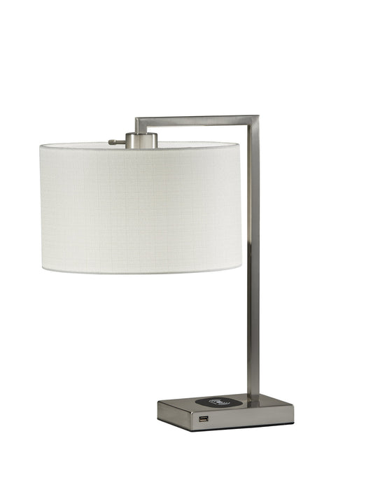  Austin Table Lamp In Brushed Steel