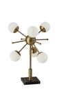  Doppler LED Table Lamp In Black Marble