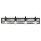 Abbey Rose 4-Light Bath In Black & Galvanized