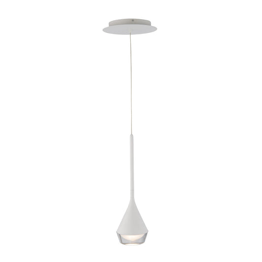  Blast Off LED Mini Pendant In White