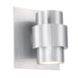  Barrel LED Wall Light In Brushed Aluminum