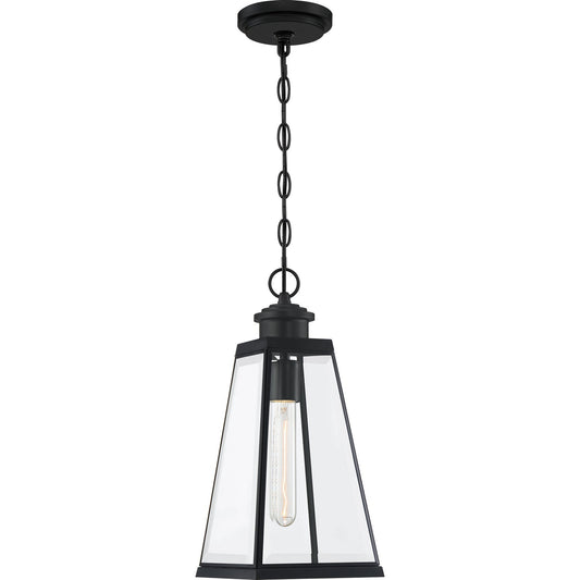  Paxton 1-Light Outdoor Lantern In Matte Black