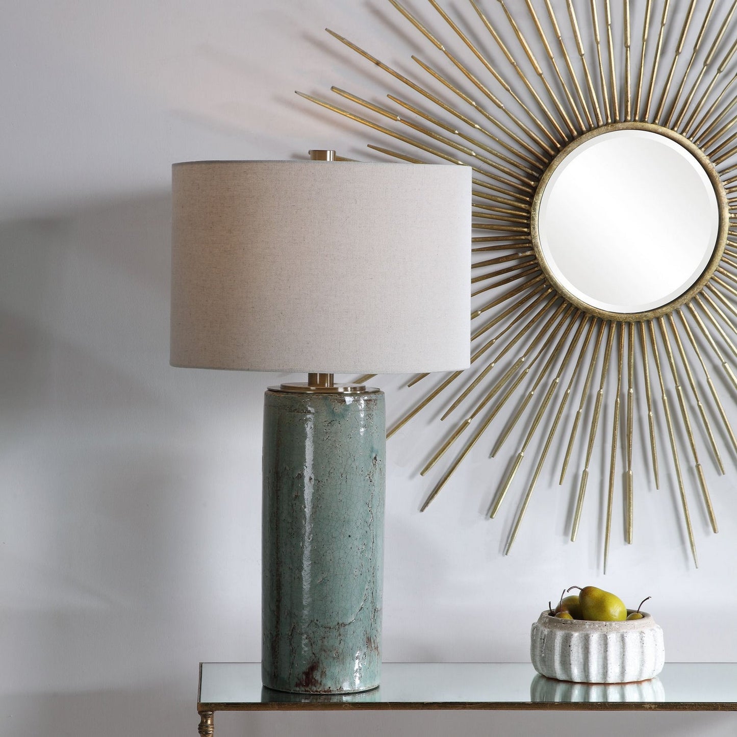  Callais 1-Light Table Lamp In Brushed Nickel
