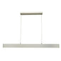  Slim 32" Cable Suspended LED Pendant In Brushed Aluminum