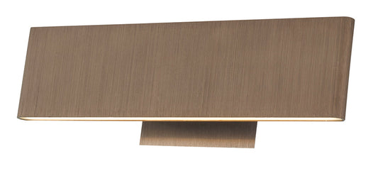  Slim Up-Down Light 12" LED Vanity Light In Brushed Bronze