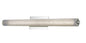  Radius 31" Hand Blown Diamond Glass Tube LED Vanity Light In Brushed Nickel