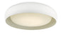  Euphoria 15" Recessed Opal Glass In White