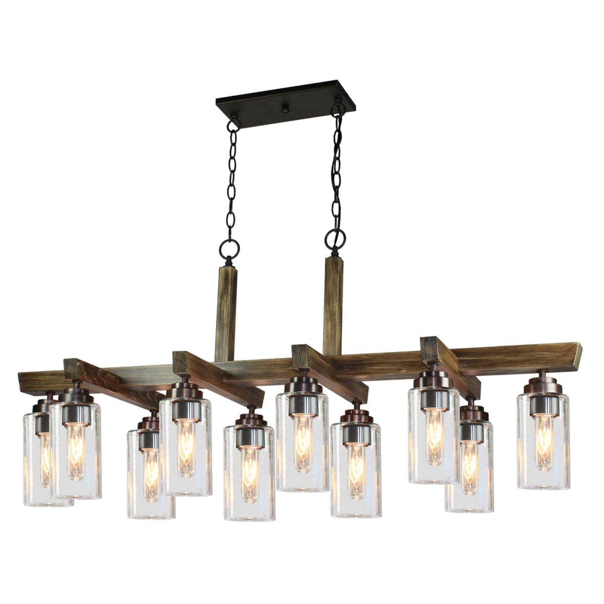  Home Glow 10-Light Chandelier