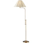  Floor 1-Light Floor Lamp In Antique Brass