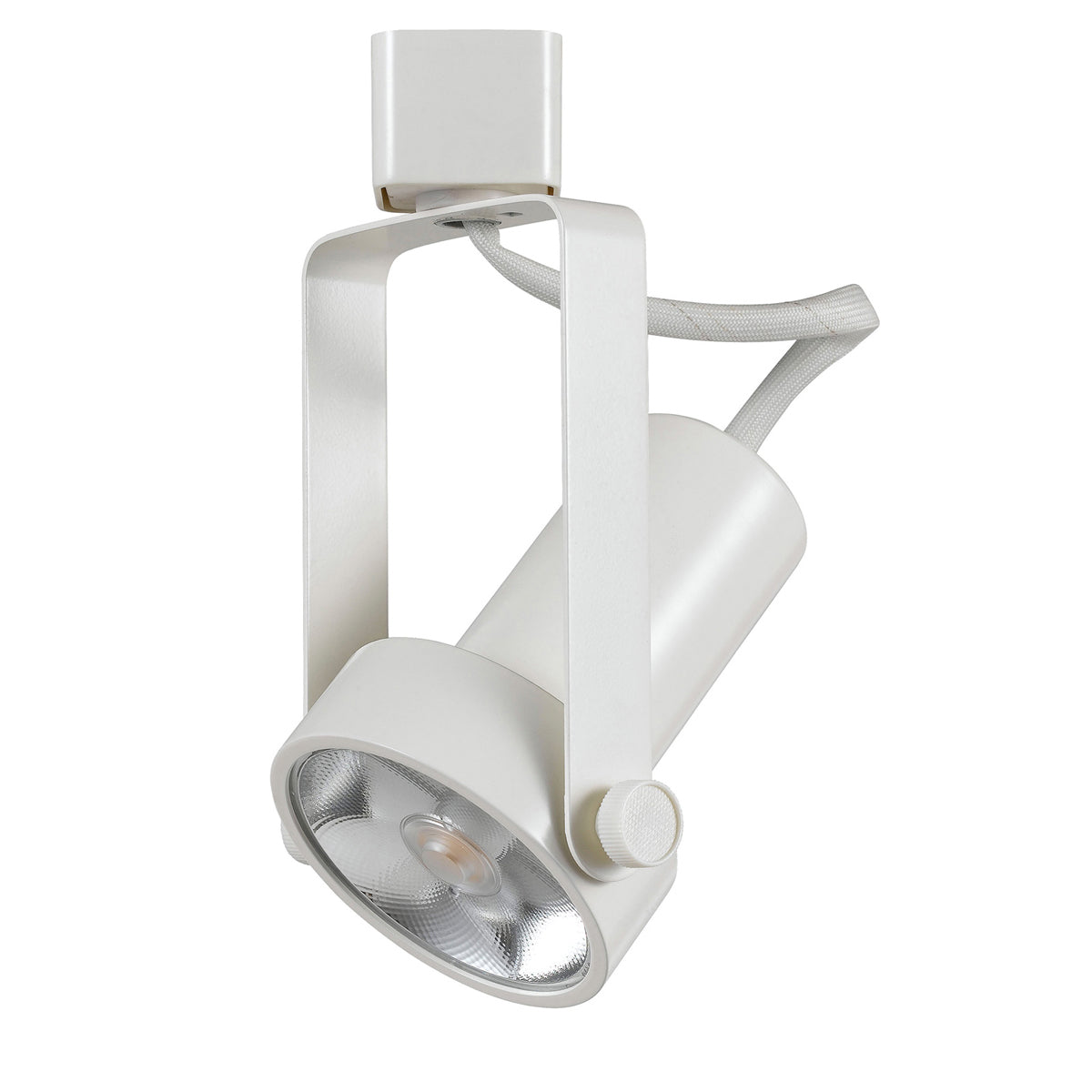  7" Height Metal Track Head In White