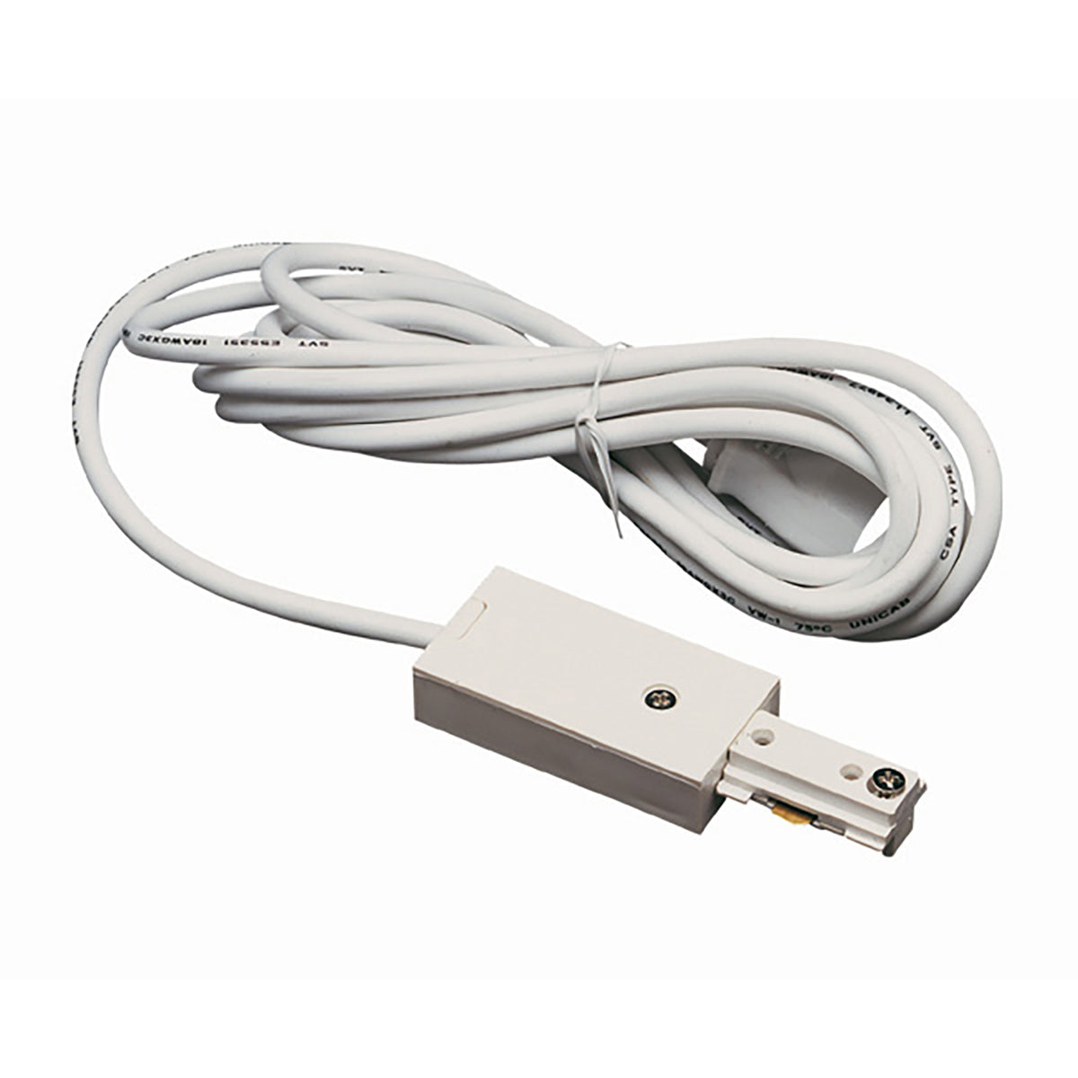  Cal Track Cord & Plug Set In White