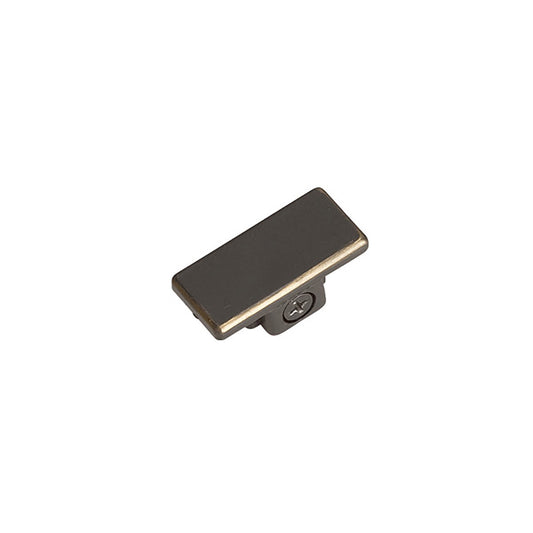  Cal Track End Cap In Dark Bronze