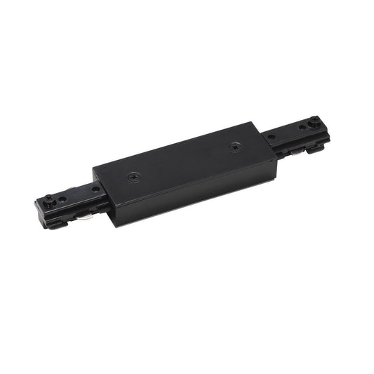  Cal Track Straight Connector (3 Wires) In Black