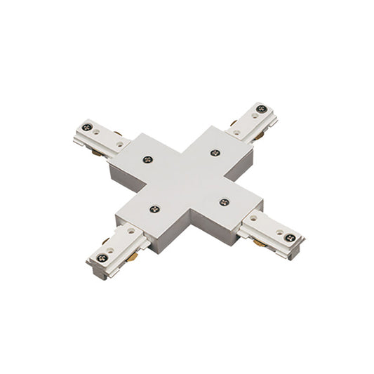  Cal Track X Connector (3 Wires) In White