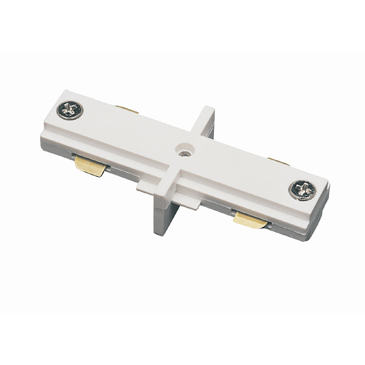  Cal Track Straight Connector (3 Wire) In White