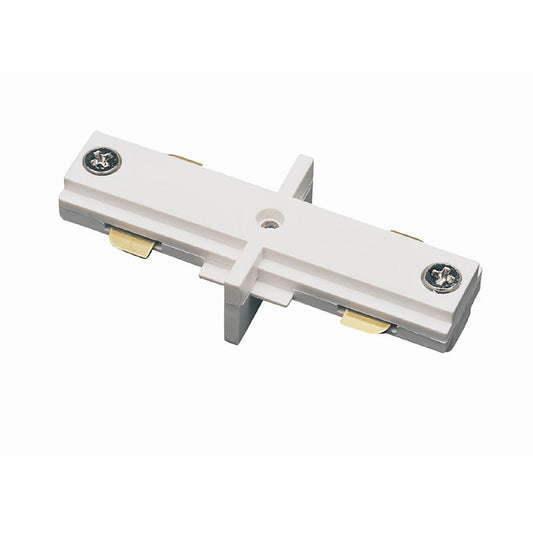  Cal Track Straight Connector (3 Wire) In White