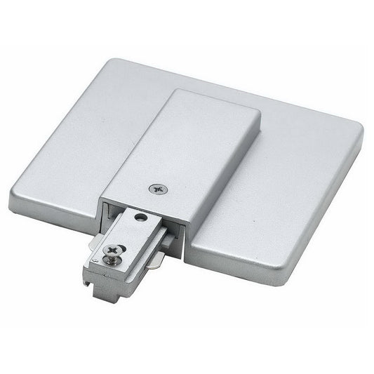  Cal Track Live End With Outlet Cover In Brushed Steel