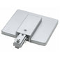  Cal Track Live End With Outlet Cover In Brushed Steel