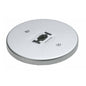  Cal Track Monopoint, Line Voltage, Round In Brushed Steel