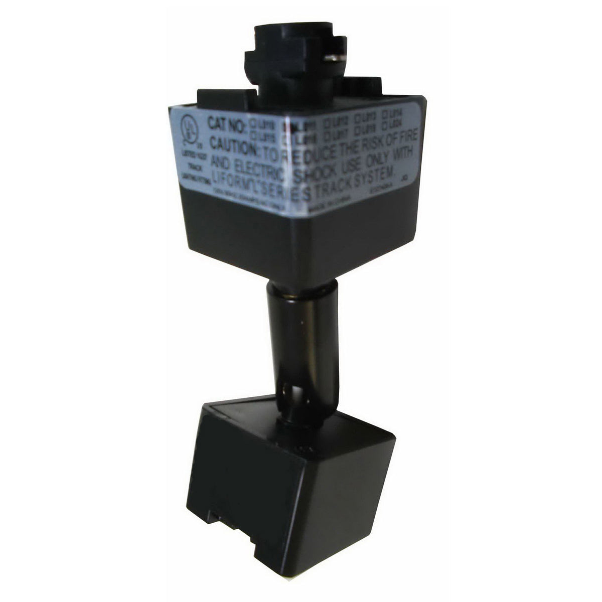  Cal Track Slope Ceiling Adopter For Line Volt In Black