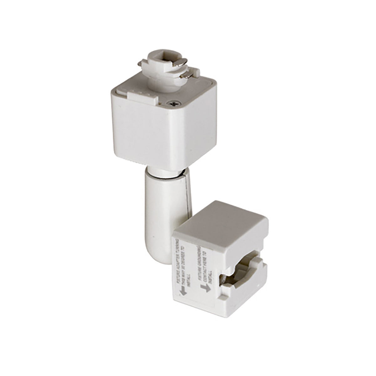  Cal Track Slope Ceiling Line Voltage Adopter In White