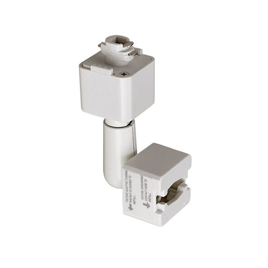 Cal Track Slope Ceiling Line Voltage Adopter In White