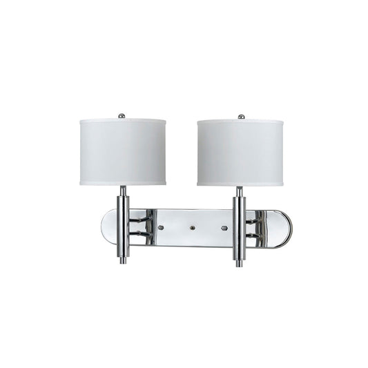  2-Light Wall Lamp In Chrome