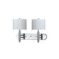  2-Light Wall Lamp In Chrome